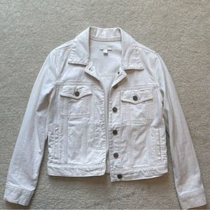 Denim jacket ish style super cute cropped